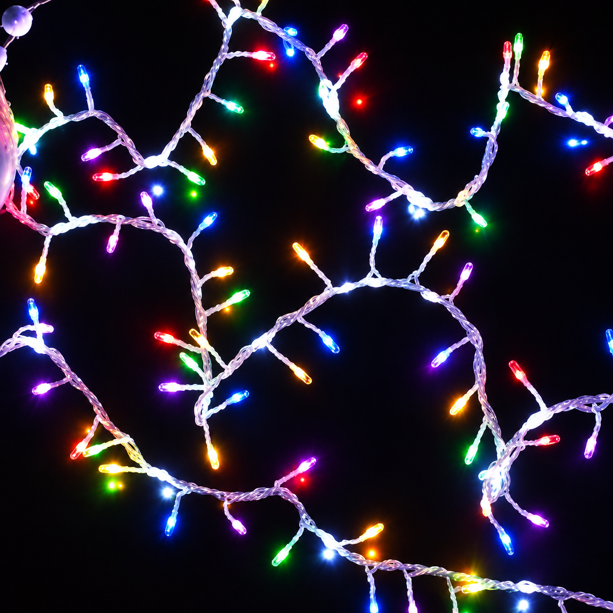 Chasing LED string lights