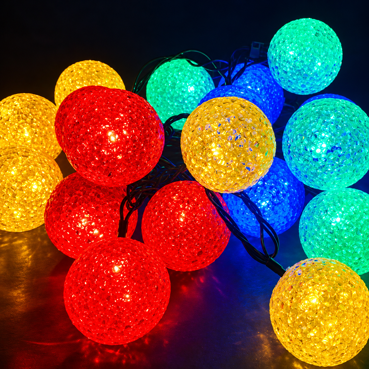 LED crystal balls