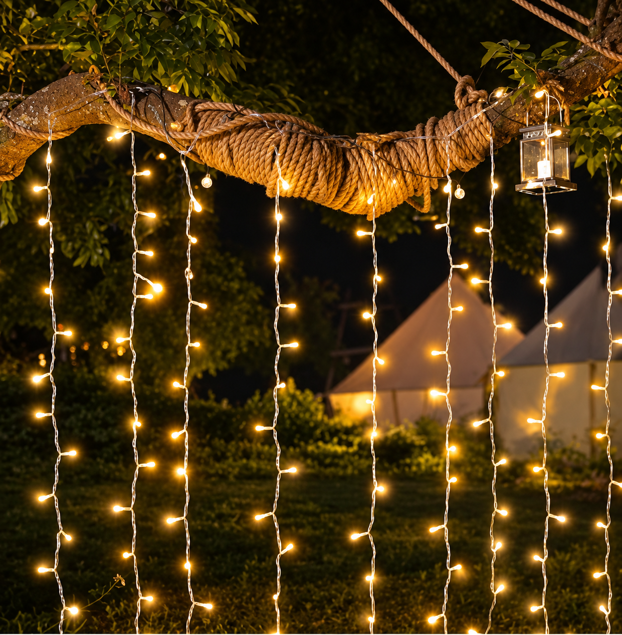 Multifunction curtain lights