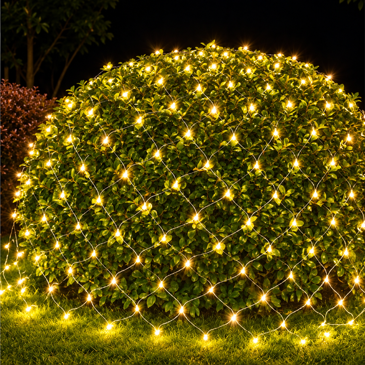 Net light with 10% sparkling